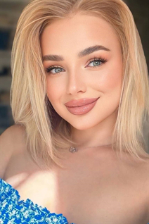 Ukrainian woman for marriage vladyslava from odessa with Blonde hair age 23