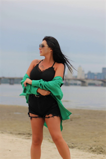 Belle mariée ukrainienne oksana de dnepr avec Brunette cheveux, âge 37