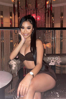 Bride from california eleena with Dark Brown hair age 23