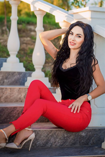 Femme ukrainienne en ligne oksana de odessa avec Noirs cheveux, âge 36