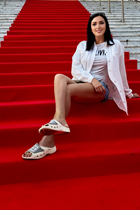 Femme parfaite olha de cannes avec Noirs cheveux, âge 44 photo-4