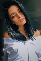 Girl in Ukraine kristina from kiev with Black hair age 27 photo-3