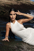 Brazilian single woman raquel from sao paulo with Black hair 27 years old photo-1