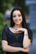 Novia de Ucrania anna de kamentskoe con pelo Negro y edad 30 photo-5