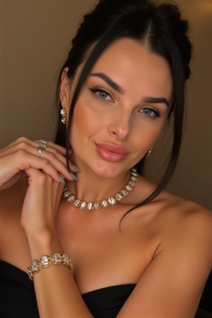 Pretty Ukrainian woman marina from kyiv with Black hair age 30