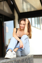 Fille célibataire ukrainienne anzhelika de kiev avec Brunette cheveux, âge 32 photo-5