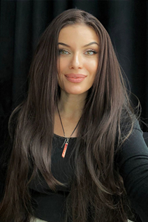 Beautiful Ukrainian bride svetlana from kyiv with Dark Brown hair age 47