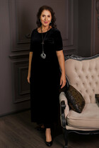 Bride from Ukraine landysha from polohy with Dark Brown hair age 63 photo-3