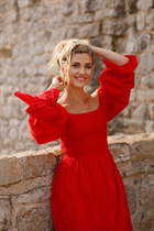 nice mariée nina avec Blond cheveux, âge 46 photo-10