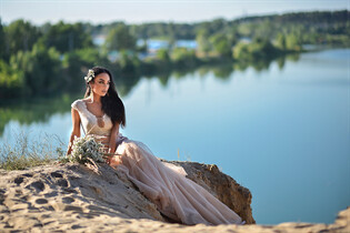 Dame d'Ukraine ekaterina de kharkov avec Brunette cheveux, âge 44 photo-89