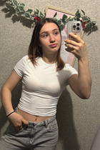 Date ukrainian victoriia from kropyvnytskyi with Black hair age 21 photo-1