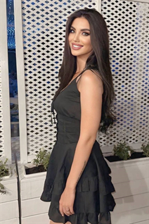 Single Ukrainian lady kateryna from odesa with Dark Brown hair age 20