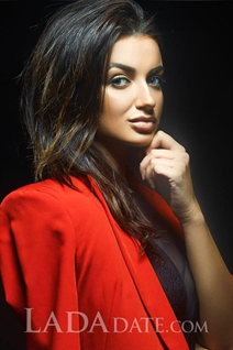 Hottest ukraine women victoria from cherkassy with Dark Brown hair age 25