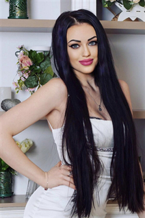 Single women ukraine marina from kharkov with Black hair age 23