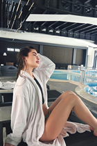 Jolie femme ukrainienne alina de kiev avec Noirs cheveux, âge 21 photo-5