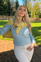 london bride tatiana with Blonde hair age 50 photo-25