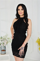 Pretty ukrainian lady lesia from kiev with Black hair age 37 photo-9