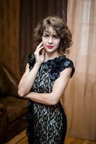 Épouse d'Ukraine olena de glukhov avec Brunette cheveux, âge 39 photo-8