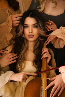 Épouse d'Ukraine anna-maria de lviv avec Brunette cheveux, âge 23