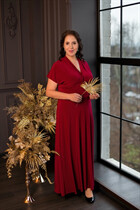 Bride from Ukraine landysha from polohy with Dark Brown hair age 63 photo-1