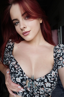Stunning Ukrainian woman tetiana from odessa with Red hair age 25