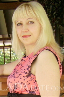 Mail order bride catalog galina from feodosiya with Blonde hair age 56