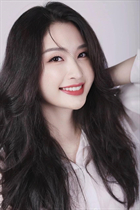 Bride from hanoi minh with Black hair age 36