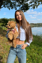 Mariée de madrid oksana avec Chatain clairs cheveux, âge 26 photo-5