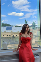 Girl in Ukraine khristina from kiev with Dark Brown hair age 24 photo-1