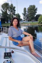 Wife from Ukraine olena from kiev with Dark Brown hair age 58 photo-6