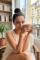 Pretty girl lydmila from bordeaux with Dark Brown hair age 48 photo-14