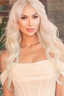 valencia mariée eleonora avec Blond cheveux, âge 46