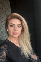 Dame d'Ukraine kateryna de kyiv avec Blond cheveux, âge 43 photo-7