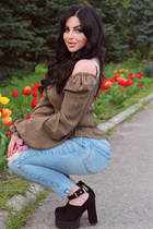 Belle mariée ukrainienne oksana de dnepr avec Brunette cheveux, âge 37 photo-1