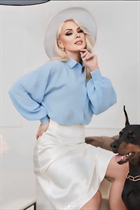 Jolie fille angelika de philadelphia avec Blond cheveux, âge 56 photo-14