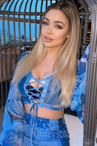 Perfect woman marina from dnepr with Blonde hair age 25 photo-1