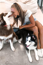 Femme parfaite elina de miami avec Blond cheveux, âge 32 photo-10