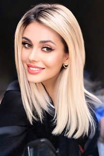 Fille célibataire ukrainienne daria de kiev avec Blond cheveux, âge 35