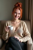 Czech girl valeria from prague with Red hair 32 years old photo-1