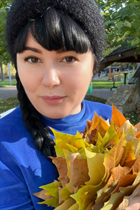 Ukrainian woman for dating inessa from dnepr with Black hair age 45 photo-1