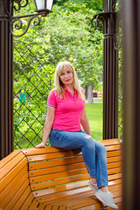 German woman vlada from salzwedel with Blonde hair 50 years old photo-21