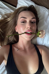 Modèle fille ukrainienne karina de kharkov avec Blond cheveux, âge 24