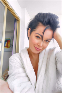 Girl from alicante olga with Black hair age 45