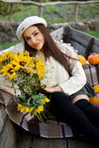 Esposa de Ucrania anastasia de zaporozhye con pelo Marrón oscuro y edad 28 photo-24