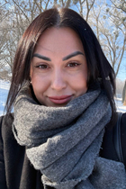 Ukrainian girl natalya from khmelnitsky with Dark Brown hair age 40 photo-9