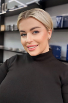 Girl from riga yana with Blonde hair age 37 photo-1