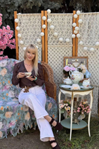 Ukrainian woman online hanna from chornomorsk with Blonde hair age 45 photo-2