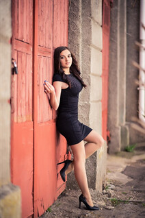 Ukraine pretty girl victoria from nikolaev with Dark Brown hair age 22