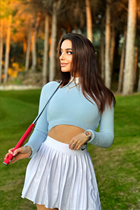 Czech woman daria from prague with Dark Brown hair 22 years old photo-18