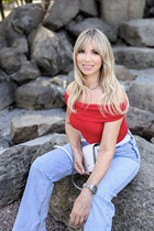 Wife from Ukraine anna from kiev with Blonde hair age 53 photo-7